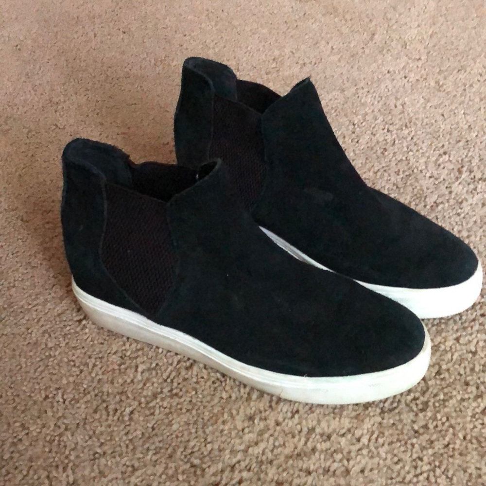 Steve Madden slip on wedge sneakers